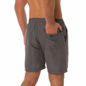 Pantaloncini da Spiaggia da Uomo in Tela Intrecciata, Comodi, Impermeabili, a Vita Media con Stampa Digitale - Product Image 4