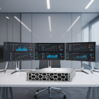 Serveur Dell PowerEdge C6620, serveur monté en rack, serveur intelligent IA, équipé d'un processeur Intel Xeon, serveur PC 2U