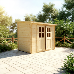 Casette da Giardino Prefabbricate in Legno Moderne con Spazio per Attrezzi e Design Anti-Roditori - Product Image 3