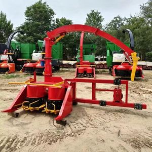 Moissonneuse-broyeuse de fourrage automatique hydraulique à 2 rangs MOUNTREK pour maïs/blé, montée sur tracteur, entraînement par engrenages, 900-1400 mm - Product Image 2