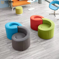 Nouveaux meubles de salon modernes à la mode tissu salon Allotype tabouret loisirs canapé chaise