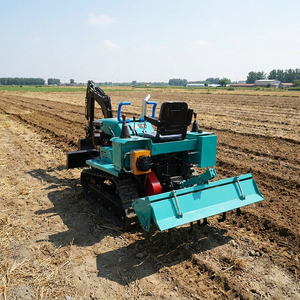 Approvisionnement usine : Tracteur chenillé compact en caoutchouc pour motoculteur rotatif et godet d'excavatrice - Product Image 2