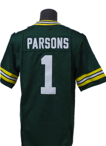 2025 ग्रीन बे कढ़ाई पुरुषों की अमेरिकी फुटबॉल जर्सी मिकी पार्सन्स खेल खिलाड़ी जर्सी छोटी नई ग्रीन बे फुटबॉल वर्दी - Product Image 4