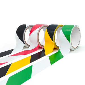 Hai màu in một lớp phim <span class=keywords><strong>PVC</strong></span> sàn đánh dấu băng cho sàn xi măng, sàn mịn, Sàn epoxy, sàn ruff - Product Image 2