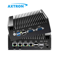 Industrial Fanless Mini X86 Embedded Box PC 4 Ethernet 6 USB 2 COM N100 Linux Windows DDR4 RAM Intel N100 Procesador para AU US CN