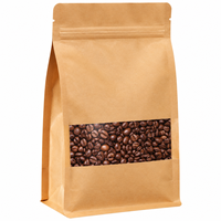 Sachet Doypack Réutilisable avec Fermeture Zip Refermable pour le Stockage Alimentaire, Grains de Café, Produits Secs et Emballage de Snacks