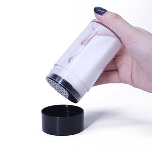 ขวดผงแชมพูสำหรับผู้ชายทรงกระบอกสีเรียบสำหรับผู้ชายใหม่โลโก้ส่วนตัว - Product Image 4