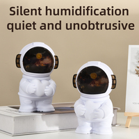 Nouveauté Humidificateur d'air avec port USB Type-C 220 ml Forme d'astronaute Design étoile d'amour Ultra silencieux Arrêt automatique Diffuseur d'arômes nocturne