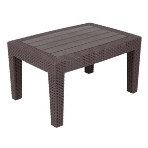 Leisure 4pcs Garden <b>Rattan</b>-look Set Plastic Injection <b>Outdoor</b> Furniture With Cushion - Product Image 5