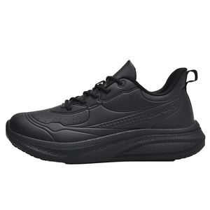 Chaussures de sport décontractées noires pour hommes, tailles 39-47, best-seller, à lacets, légères, grandes tailles, pour printemps, été, automne, hiver - Product Image 1