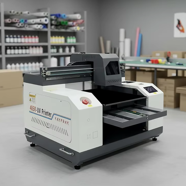 4050 UV Inkjet Printer DX7 XP600 A3+ Flatbed Flex Pattern Printer Plastic Phone Cases Acrylic Cylinders PVC ID Cards Metal Glass