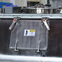 Mélangeur horizontal sans gravité électrique 500L pour poudres chimiques et détergents avec fonction de séchage