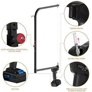 Cortador de Espuma con Hilo Caliente <span class=keywords><strong>MINOVA</strong></span> de 18V y 4.0Ah, Herramienta Manual con 10 Cables de Calentamiento - Product Image 3
