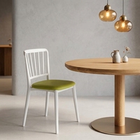 Ensemble de table et chaises en cuir PU, couleur personnalisée, pour cantine, mobilier métallique, usage hôtelier