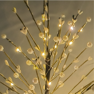 Árbol LED de 16 Pulgadas con 20 Luces, Árbol Artificial con Luz Cálida para Decoración de Esquinas del Hogar - Product Image 4