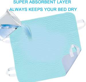 4 Prácticas Fundas de Colchón Lavables y Reutilizables, Impermeables, para Incontinencia, para Ancianos, Hospitales y Cuidado en el Hogar - Product Image 2