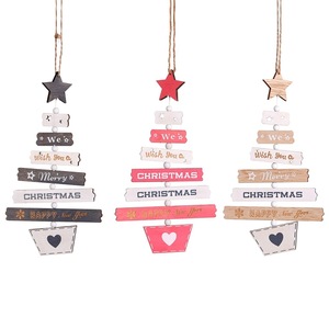 Adornos Colgantes de Madera Coloridos y Creativos con Diseño Calado para Navidad, Nuevos Adornos para Árbol de Navidad - Product Image 5