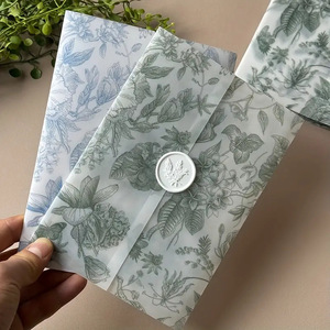 Fabricación <span class=keywords><strong>de</strong></span> Sobres <span class=keywords><strong>de</strong></span> Papel Translúcido para Invitaciones <span class=keywords><strong>de</strong></span> Boda, Sobres <span class=keywords><strong>de</strong></span> Papel <span class=keywords><strong>de</strong></span> Calco Personalizados Más Vendidos - Product Image 1