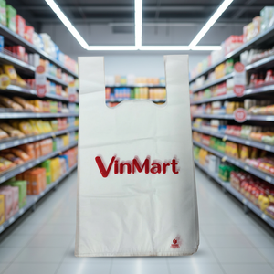 Bolsas de Plástico para Camisetas con Logotipo Personalizado, Bolsas de Compras para Minoristas y Supermercados - Product Image 1