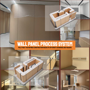 Pannello Murale in Legno Impiallacciato di Alta Qualità con Carbone di Bambù, Impermeabile, Effetto Venatura del Legno per Decorazione d'Interni, <span class=keywords><strong>Cartongesso</strong></span> in Fibra di Legno - Product Image 2