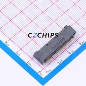 PCI-E-H70-52P PCI/PCIe Connector SMD,P=0.8mm Connector mPCI-E 52P 36P Horizontal Mount - Product Image 1