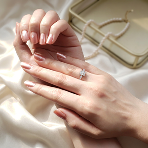 Anillo de Diamantes Cultivados en Laboratorio Certificado por IGI para Mujer, Joyería de Lujo Ligero, Anillo de Compromiso y Boda con Diamantes Cultivados en Laboratorio - Product Image 3