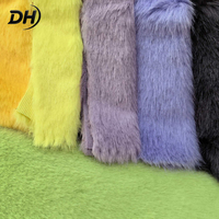 Tissu en fourrure de dragon soyeux haute densité, 100 % polyester, ultra doux et chaud, pour la décoration de vestes pour femmes – Fournisseur d'usine