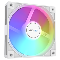 COOLLEO P50i pendingin Radiator komputer putih, pipa panas pendingin CPU Intel LGA 115X/1200/1700/1851 AM4/AM5 TDP235W