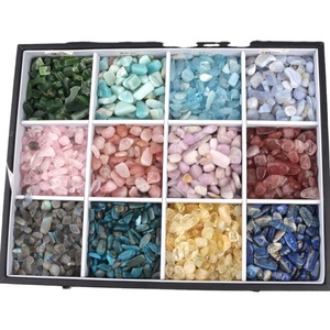 Piedras Naturales Curativas de Jardín: Cristales en Bruto, Triturados, a Granel, con Virutas de Cristal y Grava de Piedra Pulida - Product Image 2