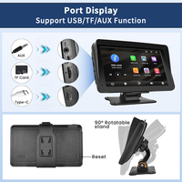 SUNWAYI OEM Voiture Stéréo Portable Sans Fil 7 Pouces HD Carplay Écran Tactile Lecteur MP5 Avec Apple CarPlay Et Android Auto