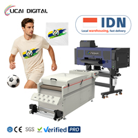 Imprimante jet d'encre 600 mm 4 têtes I3200-A1, équipement d'impression grand format 600 mm pour film de transfert thermique avec système de circulation d'encre blanche