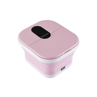 Baignoire de Massage Pliable et Chauffante Électrique pour Pieds – Appareil Portable de Spa et Massage des Pieds avec Rouleaux