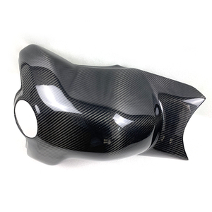 Cubierta de tanque de combustible de fibra de carbono, Protector para Panigale V4 V4S <span class=keywords><strong>V4R</strong></span> Streetfighter V4 V4S, <span class=keywords><strong>2019</strong></span> + - Product Image 3