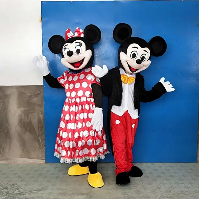 Funtoys prodotti personalizzati Mouse Costume mascotte/Mickey e Minnie costume mascotte per la festa