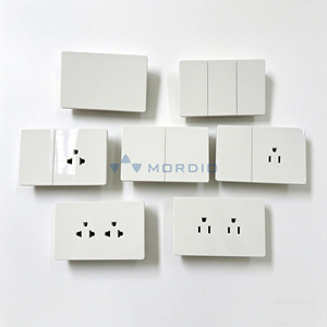 Interrupteur mural <span class=keywords><strong>PC</strong></span> moderne, panneau fin, interrupteur électrique pour éclairage, 250V <span class=keywords><strong>16A</strong></span>, bouton poussoir, interrupteurs muraux pour l'amélioration de la maison - Product Image 2