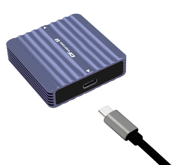 CFexpress Type B Card Reader USB3.2 Gen2 10Gbps Reader Aluminum Portable Type C to CF Express Memory Card Adapter for Z6/Z7 1DX3