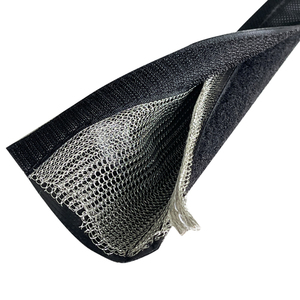 Manchon de protection isolant auto-adhésif en nylon résistant à l'usure avec crochet et boucle en maille métallique - Product Image 4