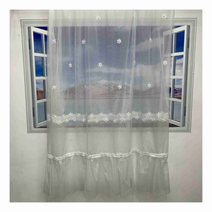 <span class=keywords><strong>Pas</strong></span> <span class=keywords><strong>cher</strong></span> Prix Broderie Dentelle Voile Sheer <span class=keywords><strong>Blanc</strong></span> Maille Rideau <span class=keywords><strong>Tissu</strong></span> Pour Fenêtre Écran Chambre Balcon - Product Image 5