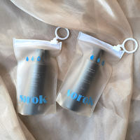 Sac en plastique à fermeture éclair en PVC givré imprimé avec logo personnalisé pour l'emballage de vêtements, de cosmétiques et de maillots de bain