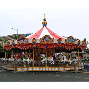 تخفيضات رخيصة السعر 36 مقعد كبير للاطفال كعروسة حصانية ملاهي ركوبات حديقة مريم احضر الدور كعروسة الكروسيل للاطفال - Product Image 1