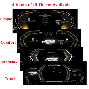 Xonrich 10.1inch Xe Bảng điều khiển Bảng điều khiển Bảng điều khiển cho BMW 1 Series F20 X1 F48 2013 2019 xe tốc độ Thông tin kỹ thuật số Cụm - Product Image 4