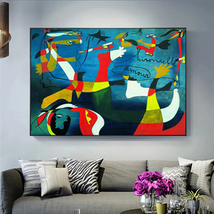 Picasso famoso lienzo abstracto pintura pared arte decoración del hogar lienzo pintura <span class=keywords><strong>cuadros</strong></span> de pared - Product Image 3