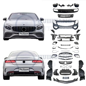 Piezas de coche de venta directa de fábrica para <span class=keywords><strong>Mercedes</strong></span> <span class=keywords><strong>Benz</strong></span> S Coupe C217 2015-2021 Facelift <span class=keywords><strong>S63</strong></span> S65 Coupe <span class=keywords><strong>AMG</strong></span> Kit de carrocería con rejilla de parachoques - Product Image 1