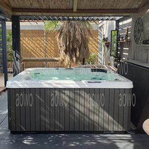Albercas con jacuzzis spa piscina tinas de hidromasaje 5 personas spa bañeras tubo caliente al aire libre bañera de alta tecnología - Product Image 3