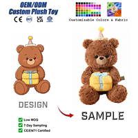 Ours en peluche personnalisé mignon Kawaii, jouet en peluche personnalisable, mini peluches, cadeaux de fêtes, vente en gros OEM ODM