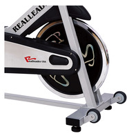 Vélo de spinning statique commercial en acier avec résistance à friction, volant d'inertie de 20 kg et capacité de charge de 58 kg