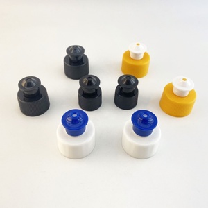 Tapa de Plástico Negra y Colorida 28/410 con Sistema de Empuje y Extracción para Detergente Lavavajillas - Product Image 4