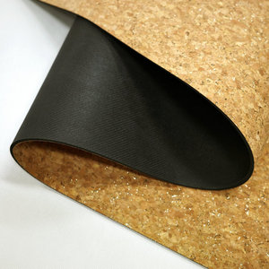 Tapis de yoga en liège Bowl Cork, épaisseur 4,5 mm, antidérapant, pour la maison, avec lignes de guidage Asana - Product Image 2