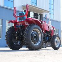 Tractor compacto de ruedas Tractor agrícola de alto nivel de seguridad 90HP Tractor agrícola a la venta
