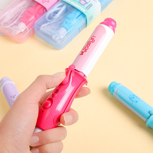 <span class=keywords><strong>Coiffeur</strong></span> à double usage de style fille de dessin animé pour étudiants dames <span class=keywords><strong>fer</strong></span> à friser lisseur boîte d'attelle en plastique électrique incluse - Product Image 3